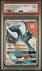 2019 POKEMON SUN & MOON HIDDEN FATES #SV49 FULL ART/CHARIZARD GX PSA 9