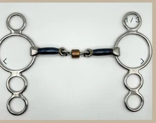 French Link Sweet Iron Copper Roller 3 Ring 5.5”