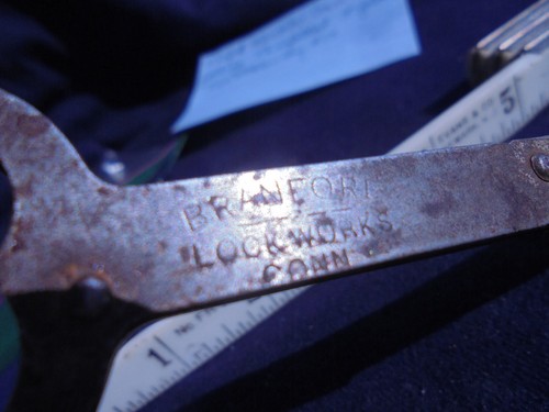 Brandford Lockworks Conn Folding Iron Skeleton Key #17 - Picture 2 of 5