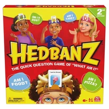 Hedbanz 2nd Edition Picture Guessing Board Game, for Family Fun