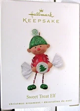 #94 - 2008 Hallmark Keepsake Ornament - Sweet Treat Elf