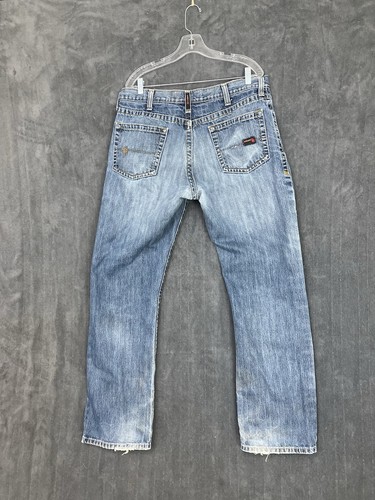 Ariat Flame Resistant FR Jeans Men 36x34 M4 Low Rise Boot CAT2 2112 Denim ISSUES - Picture 10 of 21