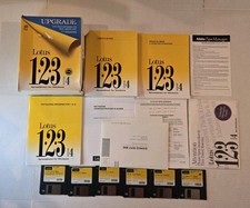 Lotus 123 Spreadsheet Release 4 Upgrade Software PC, 1993, 3.5" Floppy 