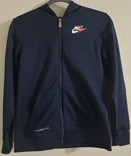 Nike Youth Boys Therma-FIT Tracksuit Set - Navy Blue - Size L 14/16 Excellent