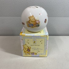 ROYAL DOULTON DISNEY WINNIE THE POOH TAUFE TAG SPARDOSE BALL SPARSCHWEIN