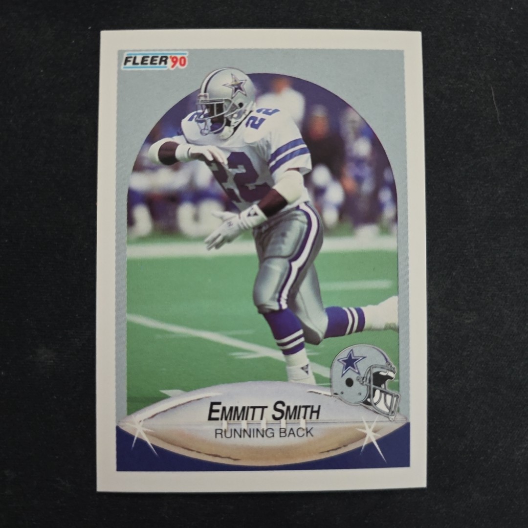 1990 Fleer Update Emmitt Smith Rookie Card #U-40