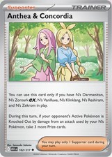 Anthea & Concordia 182/217 Pokémon ME: ASC Uncommon Reverse Holo 2026 NM