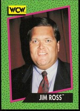Jim Ross 1991 Impel WCW #154 Rookie