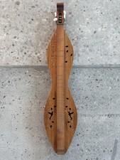 VINTAGE TK O BRIEN MOUNTAIN DULCIMER INSTRUMENT SYCAMORE WALNUT MOTHER OF PEARL
