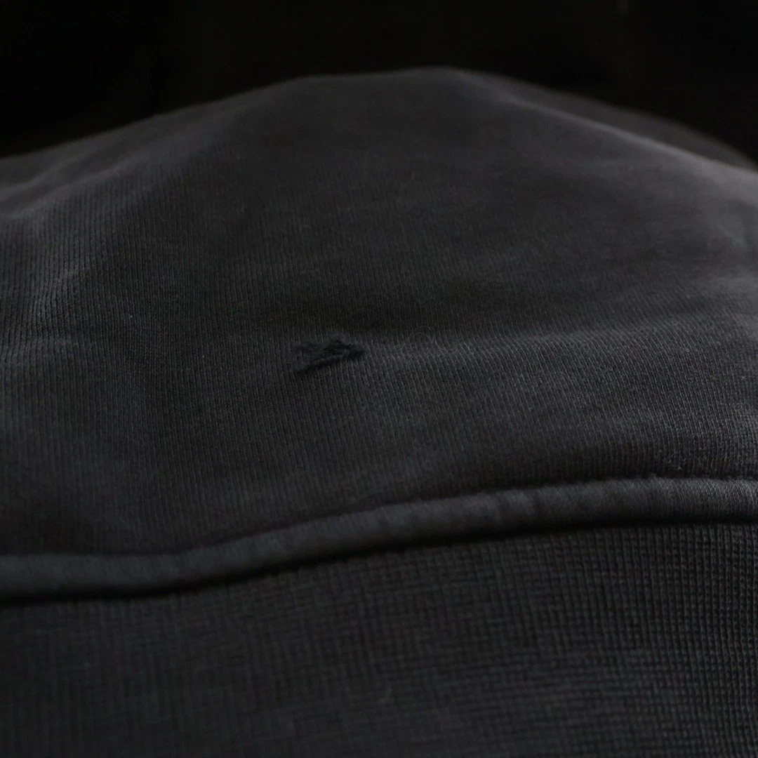 Felpa con cappuccio STONE ISLAND logo patch pullover 701562851 nero usata c0615d8a207aa9018db