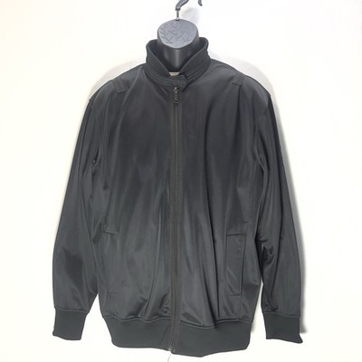 Sean John Men s Vintage Track Jacket Y2K Black Full Zip Button Neck Size Large