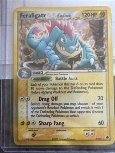 Feraligatr (Delta Species) — EX Dragon Frontiers