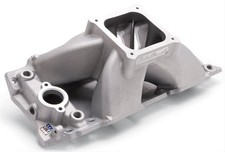 Intake Manifold Super Victor Ii Single Plane Tall Deck Alum. Cnc Matched Chevy 4