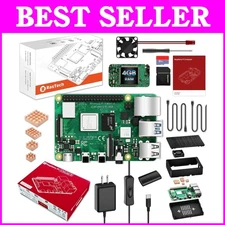 Comprehensive RasTech 4GB Raspberry Pi Starter Kit with Cooling and Accessories