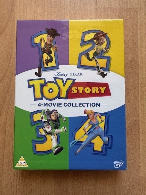 Toy Story 1-4 DVD Boxset - Very Good Condition