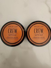 2X American Crew Matte Clay - Medium/High Hold - Matte Finish 3 Oz Each