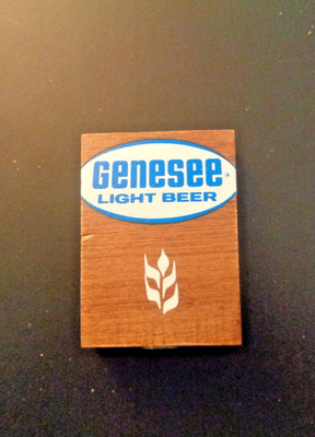 GENESEE LIGHT BEER WOODEN TAP HANDLE KNOB ROCHESTER NY