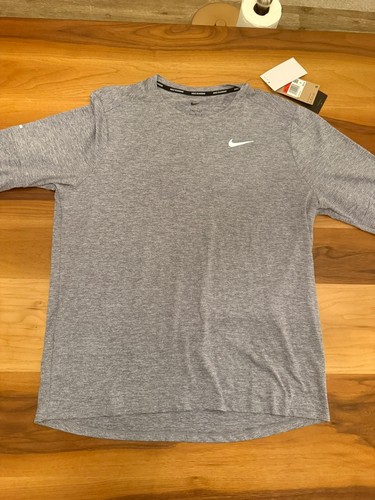 Nike Element Dri-FIT Running Crew Top Men's L Smoke Grey Heather DD4754-084