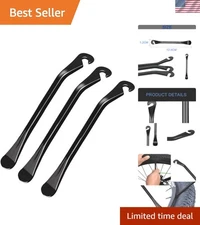Portable Carbon Steel Tire Levers - 3  Tools for Smooth Changes