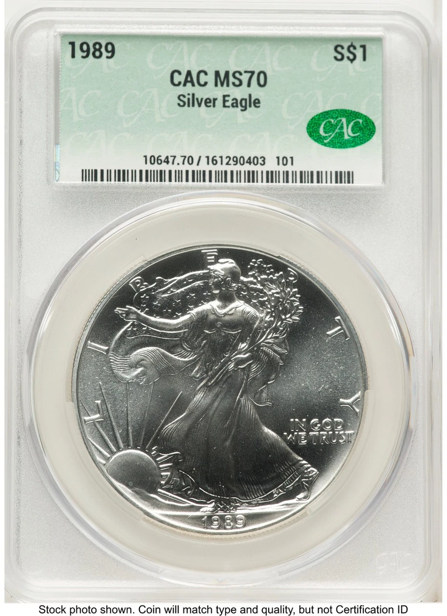 1989 American Eagle MS 70 Graded Silver Bullion Coins for sale | eBay
