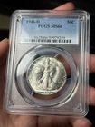 1946-D PCGS MS66 Walking Liberty Half Dollar GEM BU! Light Toning