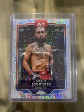 2025 UFC Charles Jourdain Topps Chrome Speckle Refractor /250 Rookie Card