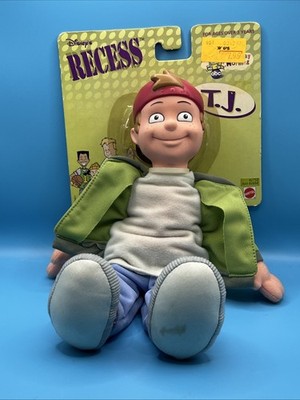 DISNEY'S ONE SATURDAY MORNING RECESS T.J. PLUSH DOLL - MATTEL - NRFP Super Rare