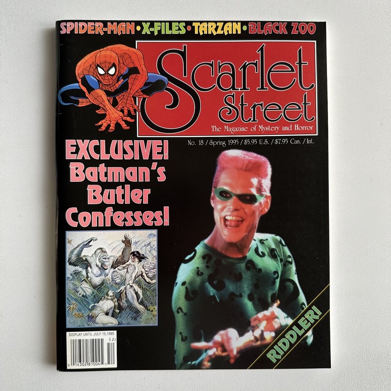 SCARLET STREET #18 X-Files MICHAEL GOUGH Cushing TALES FROM THE HOOD Black Zoo