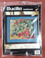 Bucilla Berries Still Life 4691 NEW Needlepoint Kit 1994