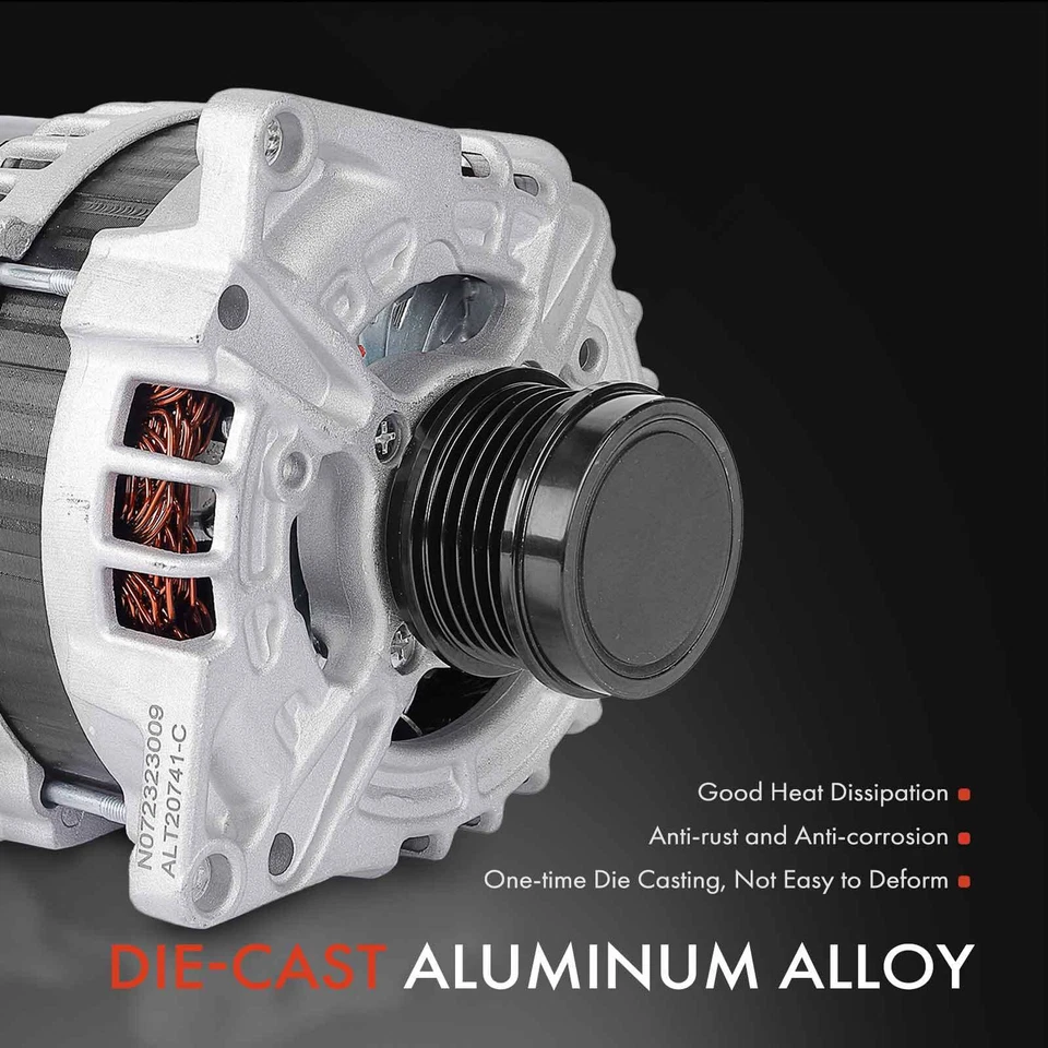 Alternador para Mercedes-Benz CLA250 2014-2019 GLA250 15-20 150A 12V CW 5 ranuras Foto 4 de 4