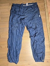 Givenchy Activewear Blue Track Sweat Pants Sz L Vtg Rare Windbreaker Joggers