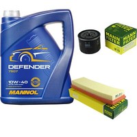 MANN-FILTER Inspektionspaket 5L Mannol Defender 10W-40 FüR Opel Vivaro Combi