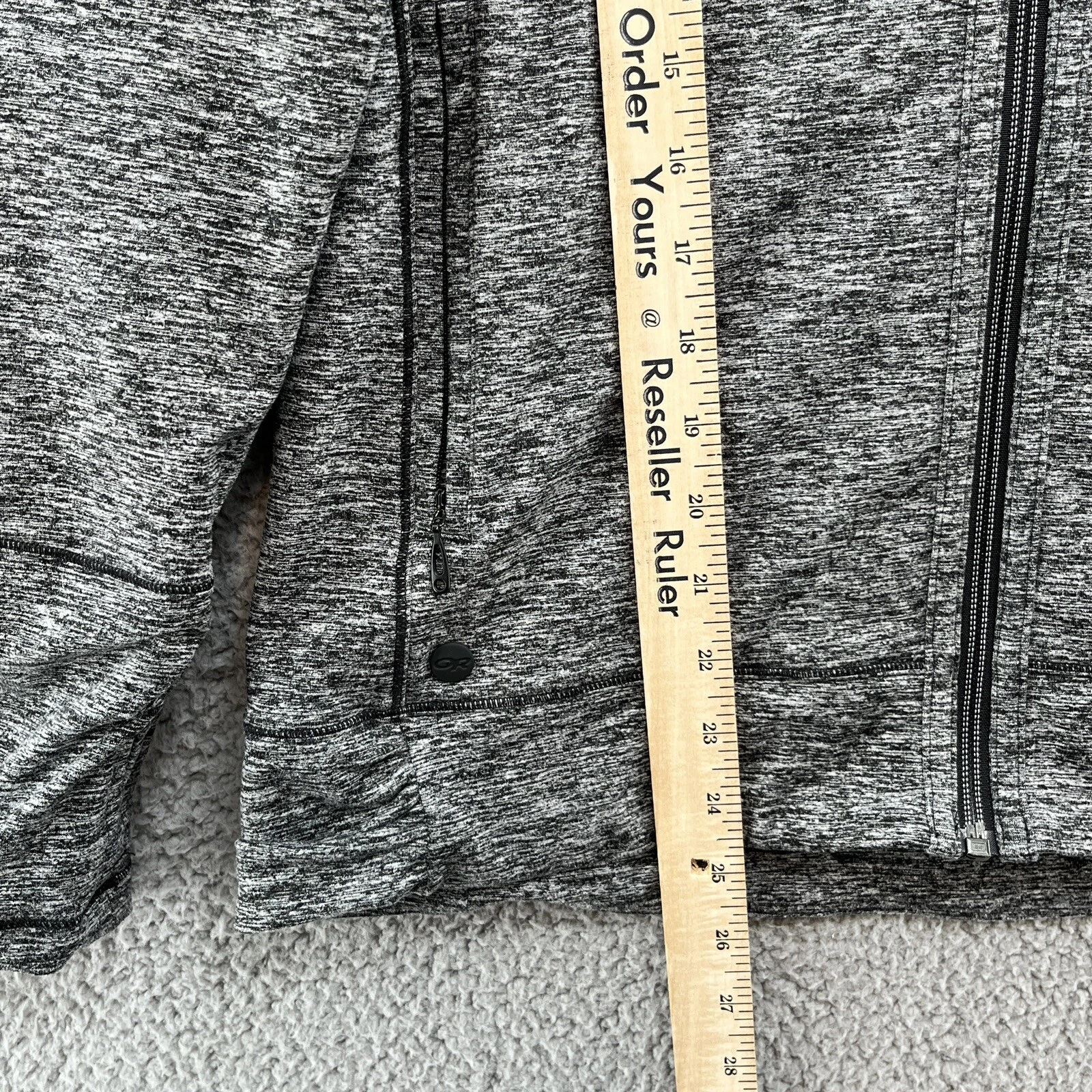 outdoor-research full zip high mock neck pockets jacket