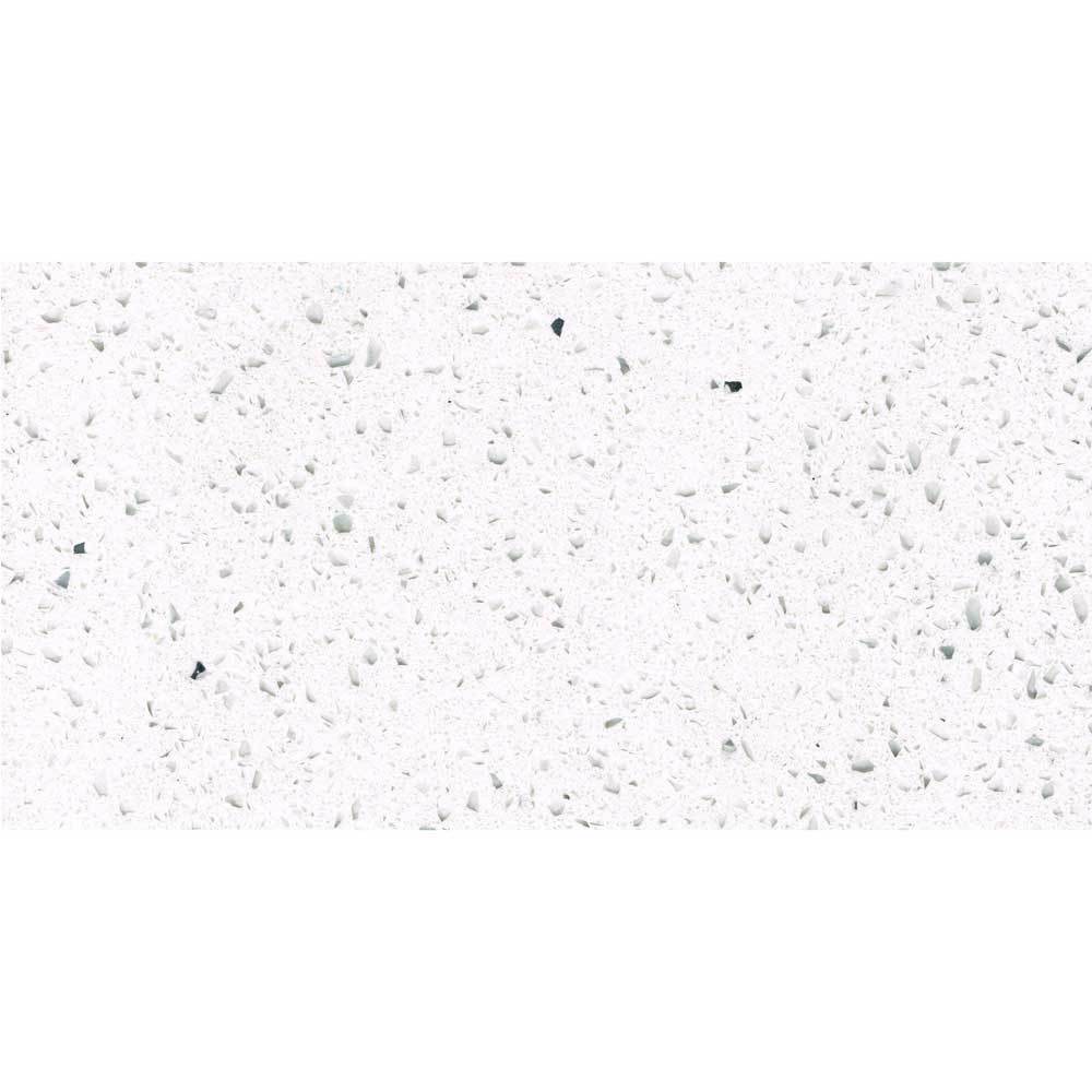 Polished White Quartz Stardust Glitter Wall And Floor Tiles