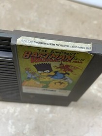 Nintendo NES The Simpsons Bartman Meets Radioactive Man + Bart vs Space Mutants