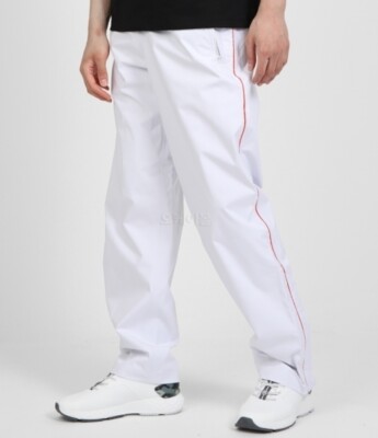 J Lindeberg Men's THEO RAIN PANT 30x32 33x32 White NEW NWT GMPA11451 0000