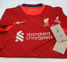 NIKE Liverpool FC Youth Unisex XL Football Jersey Shirt. M39