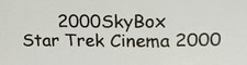 Carteles de películas de cine SkyBox Star Trek III P3 2000 búsqueda de Spock