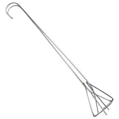 Orchid Nerd Galvanized Double Clay Pot Metal Hangers 24'' inch