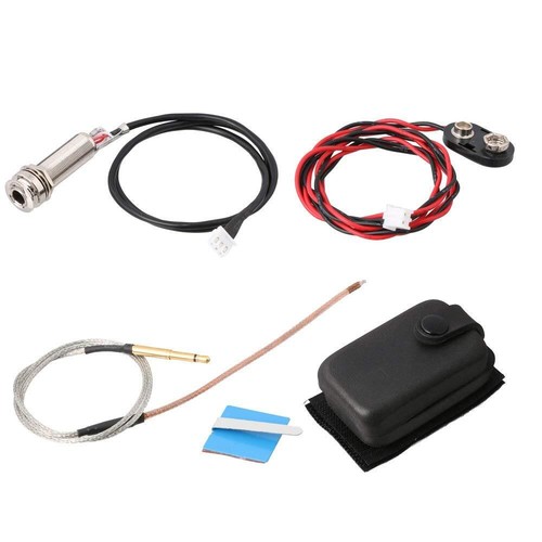 Piezo Elektrisches Ton Abnehmer System mit Iris-2 Sound Hole Vor Verstärke6018 - Bild 2 von 7