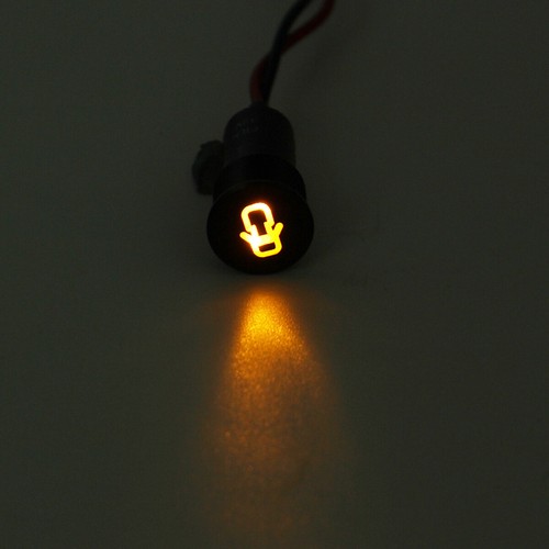 Chrome 8/10/12/14/16mm LED Dash Panel Warning Pilot Light Indicator Lamp Car Van - Picture 17 of 41