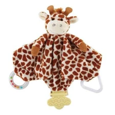 Stephan Baby Chewbie Activity Toy and Teething Blankie, Giraffe
