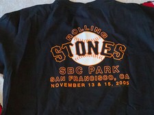 Rolling Stones San Francisco Giants Stadium 2005 Never Worn Vintage Shirt XL