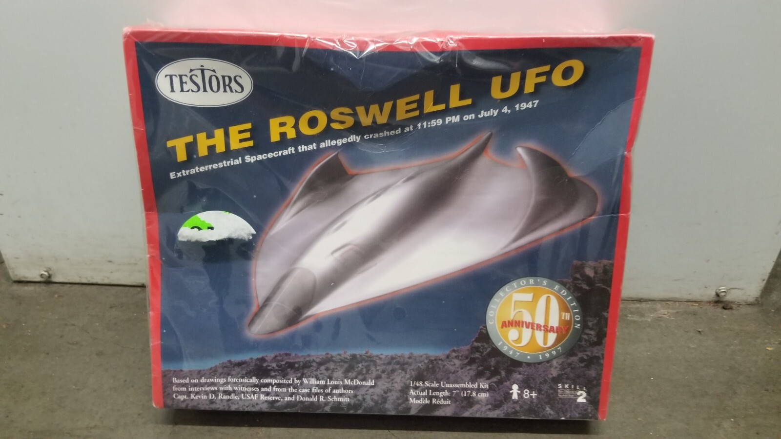 TESTORS ROSWELL UFO SPACE SHIP MODEL KIT eBay