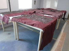 SUN TRACKER PARTY BARGE 24 CLASSIC (6) PIECE ENCLOSURE BLACK CHERRY 2010 BOAT