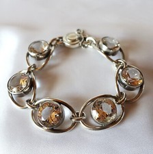 N.E.From Armband 925 Silber Niels Erik Modernist Dänemark um 1970 / CU 253(8)