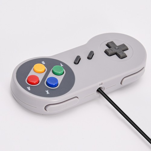 2x Classic Game Controller Gamepad for SNES Original Super Entertainment System - Picture 12 of 28