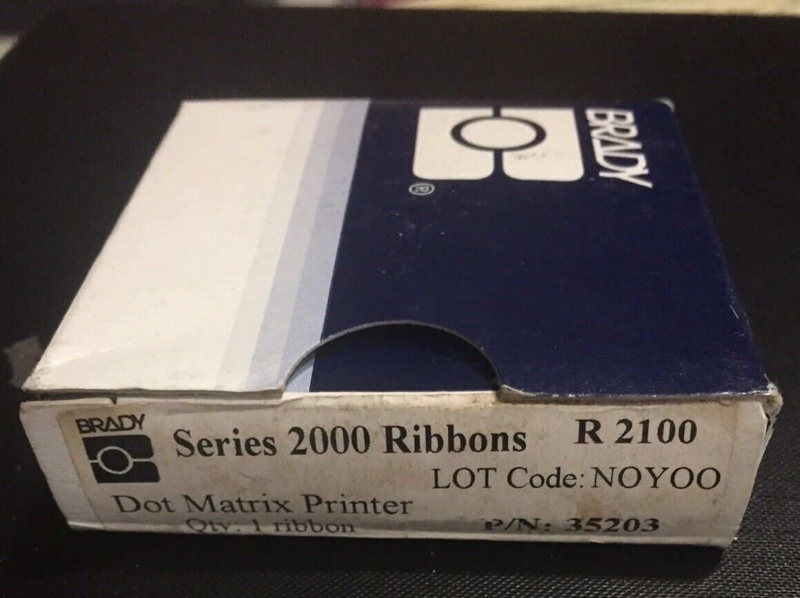Brady Series 2000 Ribbons R 2100. P/N 35203