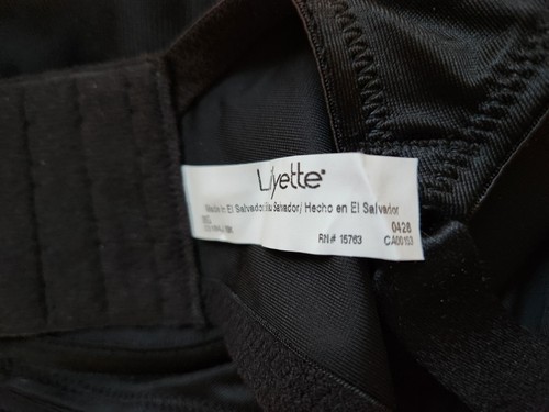 Lilyette by Bali Bra 36G Black Shaping Minimizer Underwire Style #LY0428 New - Picture 10 of 13