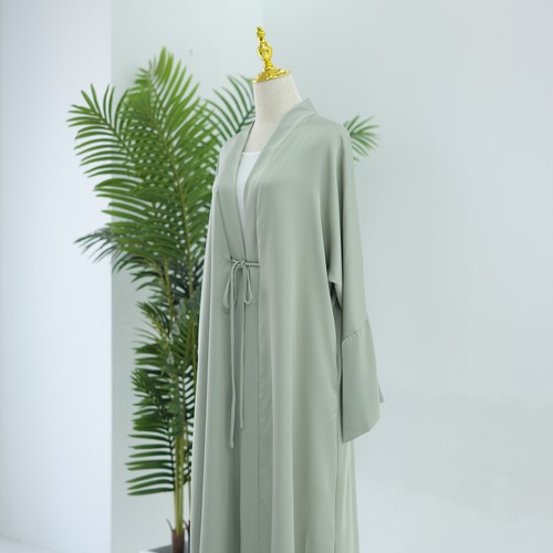 Muslim Women Open Abaya Cardigan Long Maxi Dress Turkey Islamic Kaftan Kimono - Picture 17 of 31